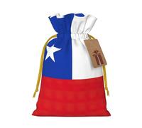 BGSHJVF Flag Of Chile Print Charming Gift Bag,Drawstring Pouches For Small Gifts,For Jewelry And Party Favors