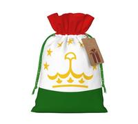 BGSHJVF Flag Of Tajikistan Print Charming Gift Bag,Drawstring Pouches For Small Gifts,For Jewelry And Party Favors