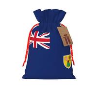BGSHJVF Flag Of The Turks And Caicos Islands Print Charming Gift Bag,Drawstring Pouches For Small Gifts,For Jewelry And Party Favors