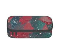 BGSHJVF Glitter Pattern Print High Capacity Pencil Case Oxford Cloth, Pencil, Pen Organizer, Multiple Compartments Stylish Design