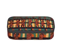 BGSHJVF High Capacity Oxford Fabric Cover African Classic Print, Pen Organizer, Multiple Pockets, Stylish Design, Black, Talla única, Fashion, Black -, Talla única, Fashion, Black -, Talla única