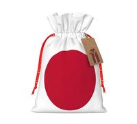 BGSHJVF Japanese Flag Print Charming Gift Bag,Drawstring Pouches For Small Gifts,For Jewelry And Party Favors