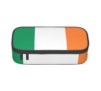 BGSHJVF Oxford Cloth Case High Capacity Irish Flag Pattern, Pen Organizer, Multiple Compartments, Stylish Design, Black - Talla única, Fashion, Black -, Talla única, Fashion