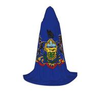 BGSHJVF Pennsylvania State Flag Print Hooded Cloak For Men,Wizard,Vampire And Halloween Costumes,For Role Play And Parties