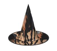 BGSHJVF Running Horses Print Trendy Witch Hat,Vintage Wicked Witch Accessories,Party Hats For Halloween Costumes
