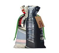 BGSHJVF Telephone Booth Print Charming Gift Bag,Drawstring Pouches For Small Gifts,For Jewelry And Party Favors