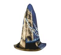 BGSHJVF Tower Bridge In London Print Hooded Cloak For Men,Wizard,Vampire And Halloween Costumes,For Role Play And Parties
