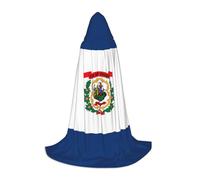 BGSHJVF West Virginia State Flag Print Hooded Cloak For Men,Wizard,Vampire And Halloween Costumes,For Role Play And Parties