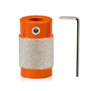 BGTEC 19mm Stained Glass Grinder Bits, 2-Pack, Chrome-Plated, Diamond Point, Glass Grinding Tool