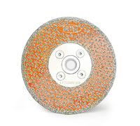BGTEC 4.5''/115mm 2 in 1 Cutting and Grinding Diamond Blade for granite marble Engineered stone single side coated M14 Flange