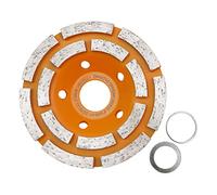 BGTEC Diamond Concrete Grinding Wheel, 100MM/4Inch Double Row 14-Segments Cup Surface Grinding Disc for Angle Grinder, Polishing and Cleaning Granite Marble Masonry Stone