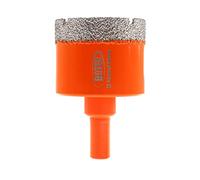 BGTEC Diamond Core Drill Bits, 43mm Triangle Shank Hole Saw Drill Bits for Ceramic Porcelain Tile Marble Granite Stoneware Quartz Vacuum Brazed Diamond Drill Bit 65mm Length