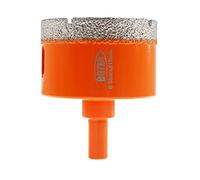 BGTEC Diamond Core Drill Bits, 55mm Triangle Shank Hole Saw Drill Bits for Ceramic Porcelain Tile Marble Granite Stoneware Quartz Vacuum Brazed Diamond Drill Bit 65mm Length