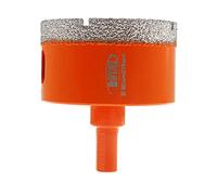 BGTEC Diamond Core Drill Bits, 60mm Triangle Shank Hole Saw Drill Bits for Ceramic Porcelain Tile Marble Granite Stoneware Quartz Vacuum Brazed Diamond Drill Bit 65mm Length