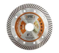 BGTEC Diamond Cutting Discs 125mm, Super Thin Porcelain Cutting Disc | Clean Cut on Tile, Ceramic, Granite, Marble, 22.23mm Arbor, Wet & Dry Cutting, for Angle Grinder
