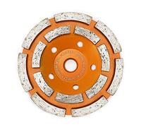 BGTEC Diamond Double Row Grinding Cup Wheel for Concrete Masonry Granite marble 100mm