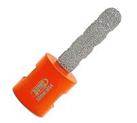 BGTEC Diamond Finger Bit 10mm M14 Thread Vacuum Brazed Diamond Milling Bit Enlarging and Shaping Round Bevel Existing Holes for Tile Stone Porcelain Hard Ceramic Marble Granite Countertop