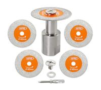 BGTEC Diamond Mini Glass Cutting Saw Blade - 5PCS 40MM Glass Cutting Dics with M14 Thread Flange for Glass Jade Crystal Wine bottle Tile