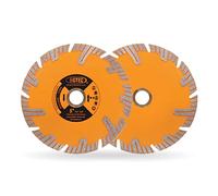 BGTEC Diamond Saw Blade, 5"/125mm Granite Cutting Disc for Circular Saw Cutting Marble, Concrete,Masonry,Ceramic,Porcelain,2pcs