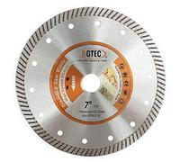 BGTEC Diamond Tile Blade 180mm Super Thin Turbo Rim Concrete Porcelain Saw Blade with 22.23mm Arbor for Cutting Porcelain Tile Ceramic Granite Marble Hard Material Cutting Disc