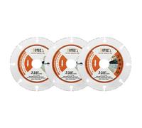 BGTEC Diamond Wood Cutting Disc,3-3/8"/85mm Vacuum Brazed Carbide Cut-off Wheel Blade for Wood Board, Gypsum Board, Rubber Pipe, Plastic