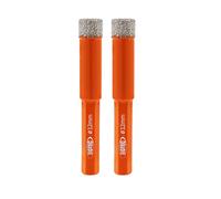 BGTEC Dry Diamond Drill Bits 2pcs 12mm Hex Shank for Granite Marble Porcelain Tile Ceramic