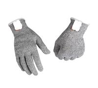 BGTSF 10 Pairs of Anti-cutting Gloves Kitchen Anti-scratch Glass Cutting Safely Protects Work Gloves(Small size)