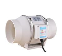 BGTSF Inline Extractor Fan, 4/5/6 Inch Exhaust Fan Home Silent Inline Pipe Duct Fan Bathroom Extractor Ventilation Kitchen Toilet Wall Air Ventilator(6 inch)