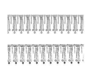 BGTXINGI 1 Yard Crystal Rhinestone Chain Diamond Tassel Close Trimming Welding Claw Chain Strand String Decorated Chain for Crafts Project Birthday Decorations and Arts Furniture