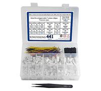 BGTXINGI 200Pcs 2.54mm XH Connection Socket Plug Kit With 140Pcs 10cm Pre-crimped cable wire 2/3/4/5/6/7 Pin House Male and Female Compatible with JST XH Connector