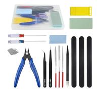 BGTXINGI 25Pcs Model Basic Tools Craft Set Gundam Model Tools Kit with Plastic Box Assemble Car Hobby Building Repairing and Fixing DIY Craft Kit