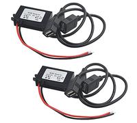 BGTXINGI 2pcs DC-to-DC Buck Converter Module - 3A 12V/24V to 5V, USB Connector with Double USB Interface