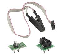 BGTXINGI 2Pcs SOP8 to DIP8 Test Clip Motherboard BIOS chip 8 pin Wide and Narrow Body Universal Flash Chip IC Test Clips Socket Connector Programmer