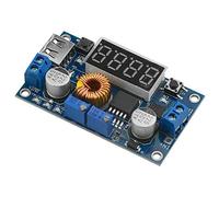 BGTXINGI 5A Constant Voltage Current DC-DC Buck Power Module with Voltage Current Display, Adjustable Regulator Board Converter for Charging or LED Driver