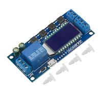 BGTXINGI One Channel Time Relay Module Delay Controller Board Trigger Delay-off Cycle Timing Circuit Switch Module LED Display Relay Expansion Plate Load Controlled for Micro USB 5V Power Supply