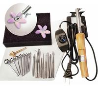 BGVYFXEZ Fabric Flower Ironing Machine, Artificial Flower Making Tool, Fake Flower Maker Petal Modeling Set, Fabric Flower Making Tool Set
