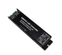 BGWKIMXEP DC12-24V Long bar Display Constant Voltage DMX512 decoder 3/4 Channel PWM Controller Signal Drives LED Light bar(3CH)