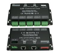 BGWKIMXEP DMX512 RGB RGBW LED Controller 3/4/6/12/ 24CH 30CH 30 Channel 2A 3A 5A decoder dimmer Driver for 5050 RGB RGBWW LED Strip(12ch Iron Shell)