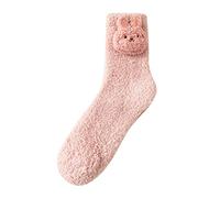 bgyujn Thermal Socks For Womens Coral Fleece Socks Stripe Socks Colorful Lightweight Athletic Socks Casual Socks Winter Socks Frog Socks Mens Socks 7 9 Size Soft Warm Thickened Cozy Fuzzy (One Size)