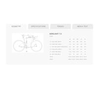 Bh Aerolight 7.0 Ultegra Di2 8150 2025 Road Bike XS Dark Red / Coral / Red