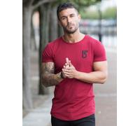 BH Men's Branded Short Sleeve Athletic T-shirt | Bound By Honour - Burgundy / L