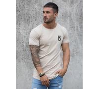 BH Men's Branded Short Sleeve Athletic T-shirt | Bound By Honour - Stone / M