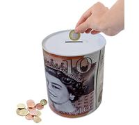 BH | Money Box - Piggy Bank, Cash Coin Box Tin, Tinplate, Savings Tin for Kids Adult Boys Girls as Gift to Save Birthday Money, Holiday and Christmas Fund - 20 x 30 cm (Large) - By BEST HOUSE