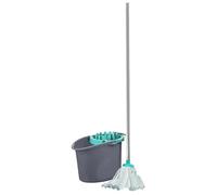 BH | Premium Quality Mop and Bucket Set | Heavy Duty | Mopping Stick and Bucket Cleaning Set | for Home, Kitchen, Patio Garden and Office Cleaning - By Best House