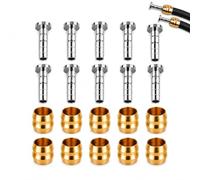 BH90 Disc Brakes Olive and Pin Bicycle Brake Line Copper Insert Pack of 10 | Copper olive and pin set for BH90 bicycle brake line, suitable for maintenance and replacement of hydraulic brake parts