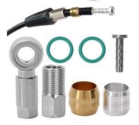 BH90 Hydraulic Brake Hose Adapter Set, Bicycle Olive and Connector Insert for Disc Brake Systems, Brake Fittings