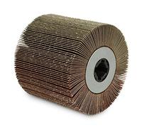 BHA Flap Wheel Sanding Drum, 4.5" x 4" with 3/4" Quad Keyway (60 Grit)