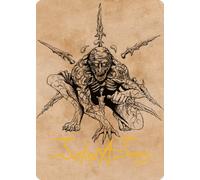Bhaal, Lord of Murder Art Card (#63) (Gold Signature) | Commander Legends: Battle for Baldur's Gate