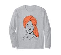 Bhagat Singh The Punjabi Indian Freedom Fighter Long Sleeve T-Shirt