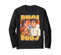 Bhai Dooj India Hindus Celebrate Sibling Being Prosperous Long Sleeve T-Shirt